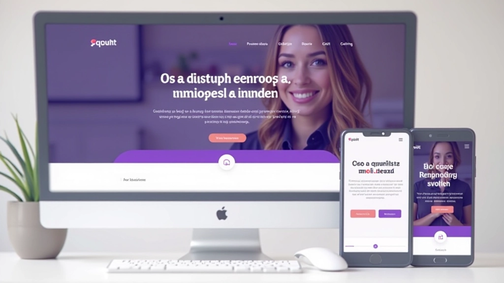 Service portfolio website with responsive navigation